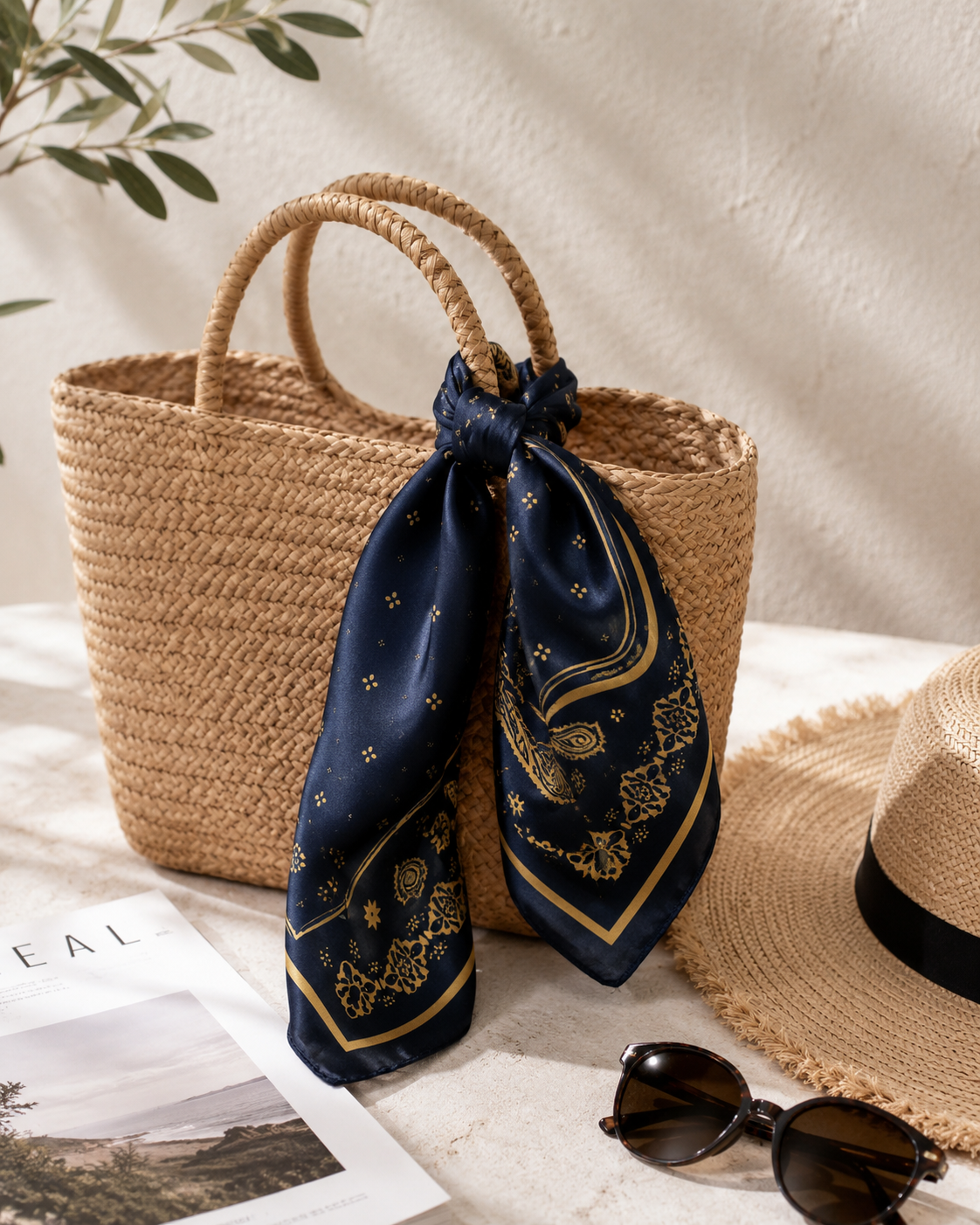 Foulard Riviera - Nuit Doree