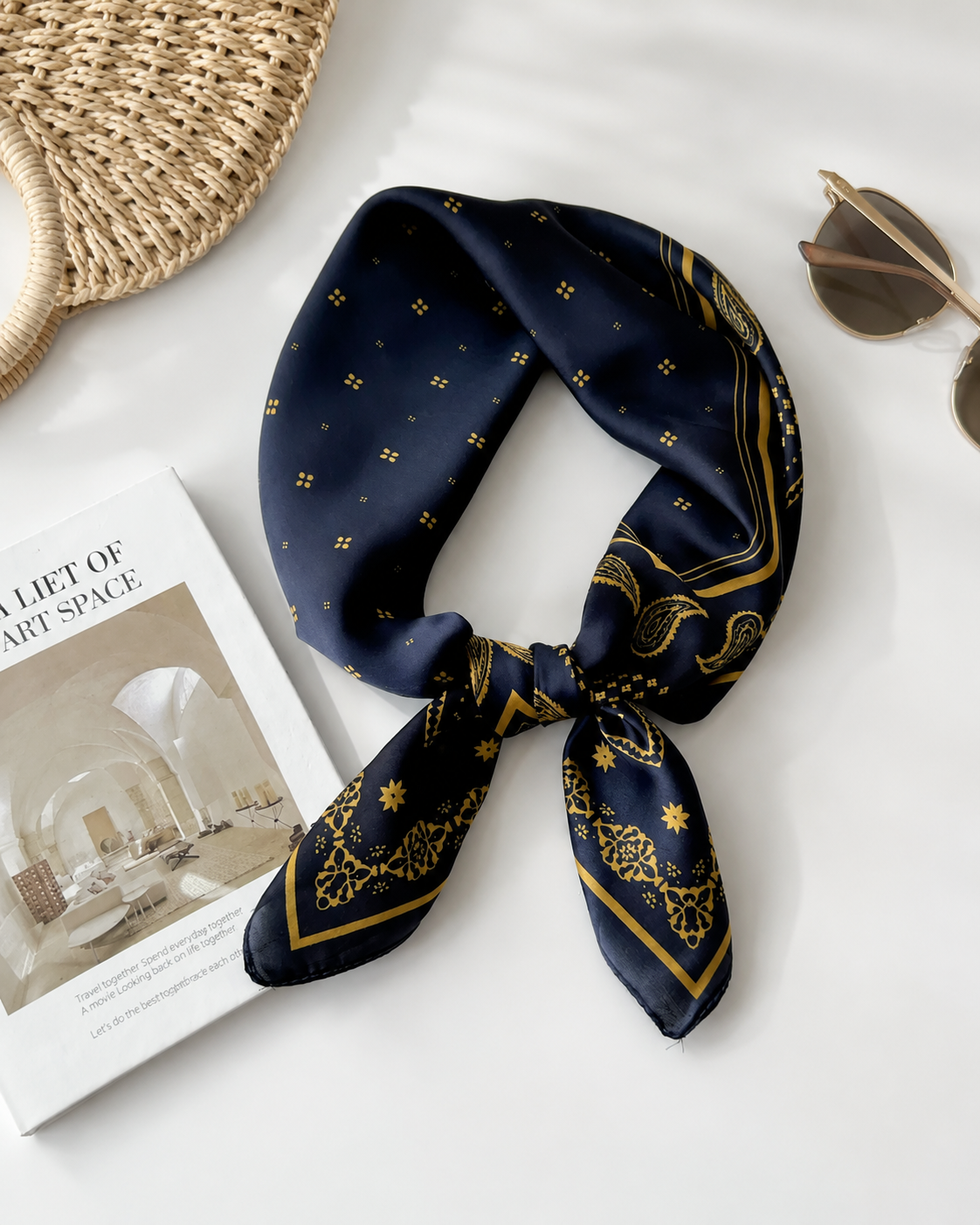 Foulard Riviera - Nuit Doree