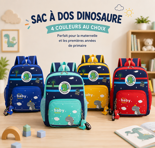 DinoMax™ – Sac à dos maternelle léger et pratique