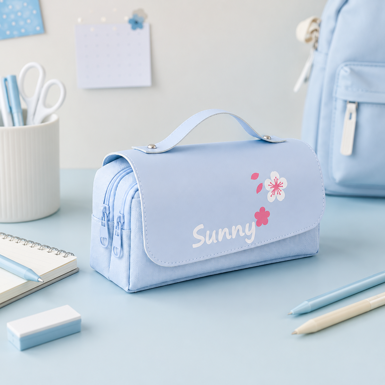 Sakura Bloom™ – Plumier scolaire grande capacité
