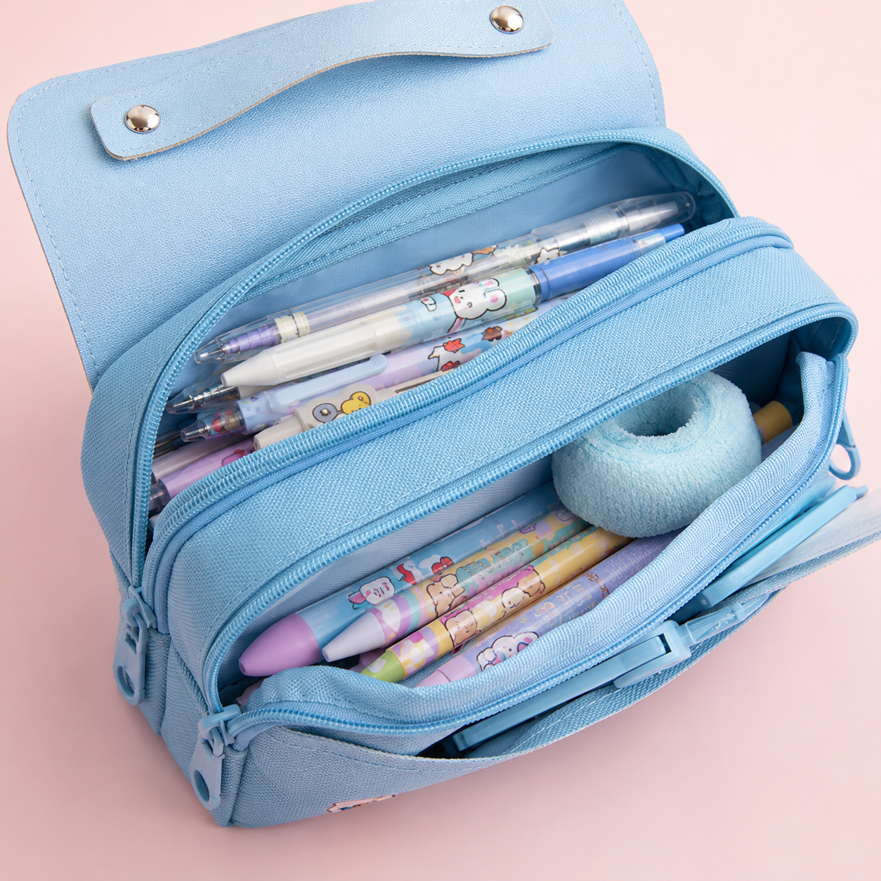 Sweet Donut™ - Plumier scolaire grande capacité