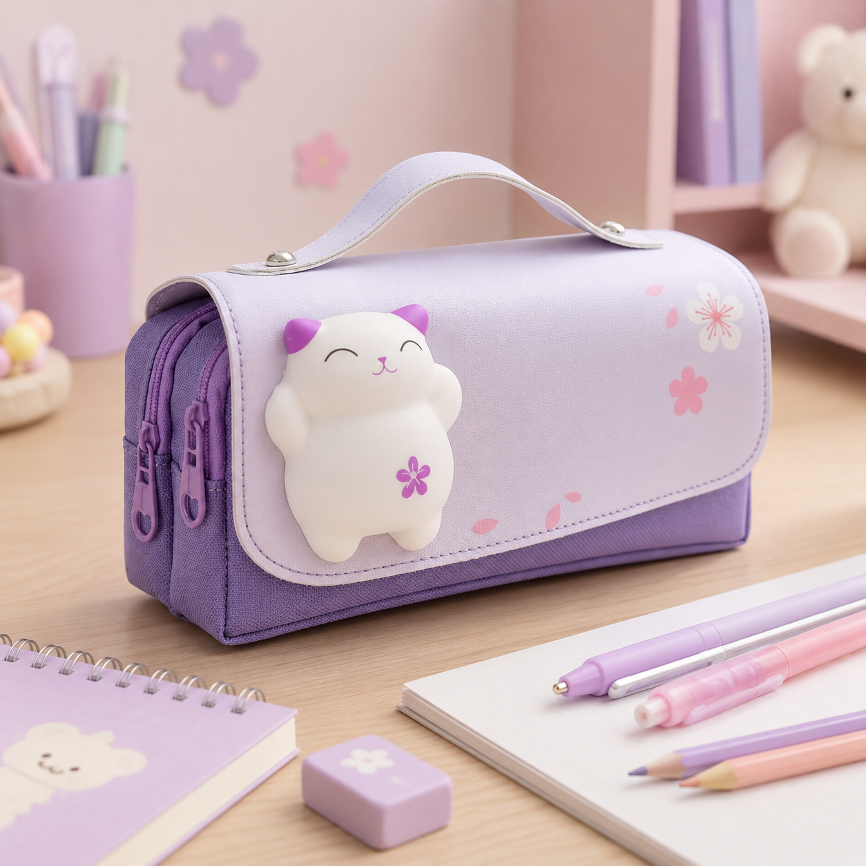 Petit Ourson™ – Plumier scolaire grande capacité