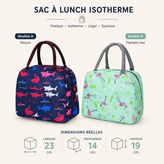 Miam’Nomade™ – Sac repas isotherme enfant