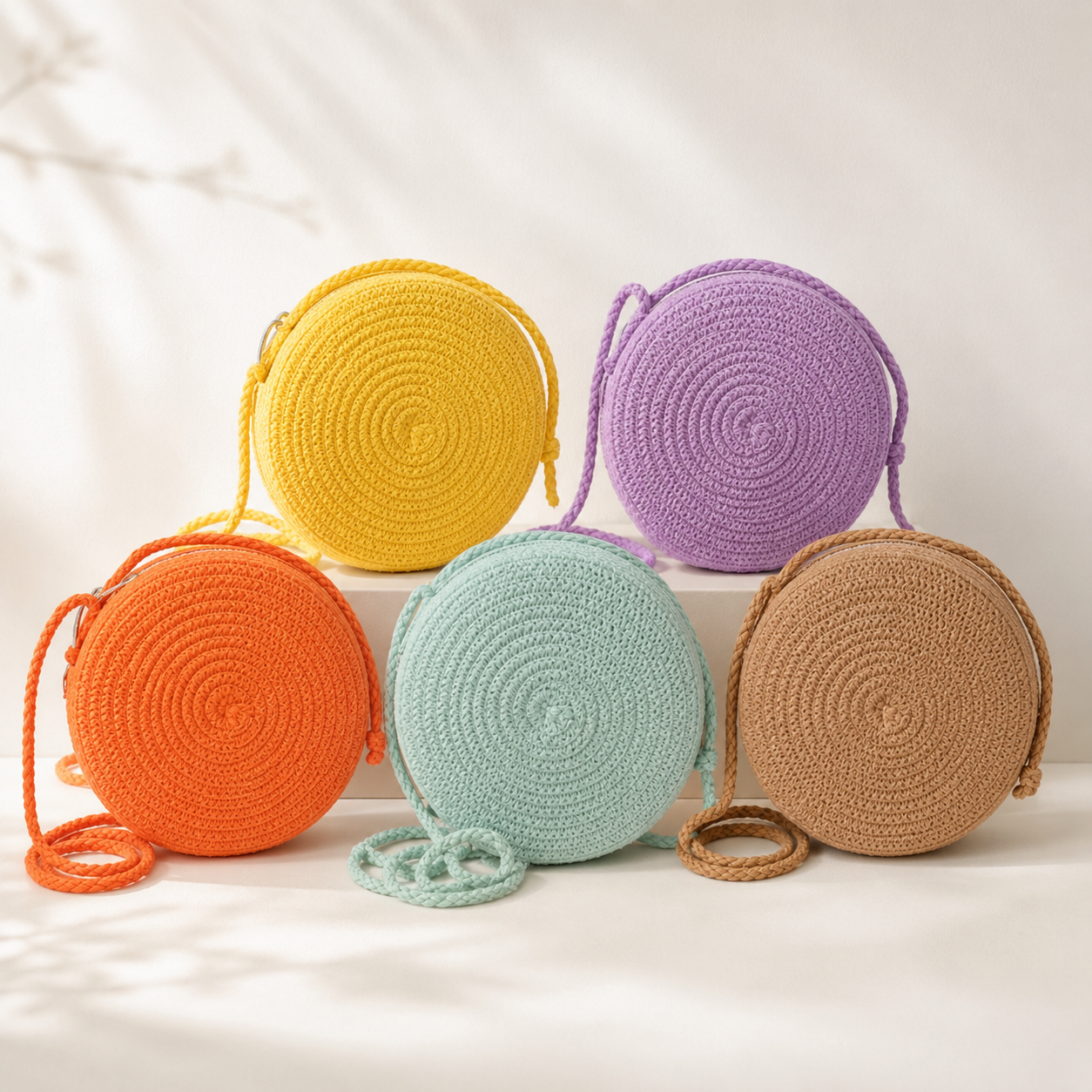 Isla Rond™ | Petit sac bandoulière tressé
