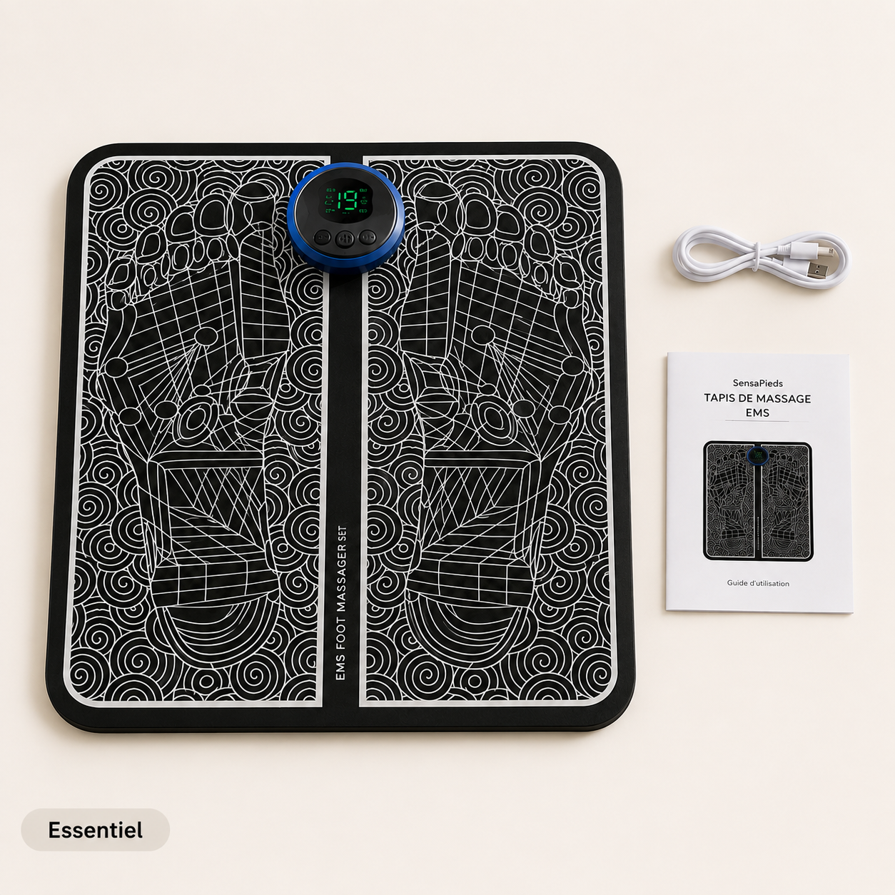 SensaPieds™ — Tapis EMS rechargeable