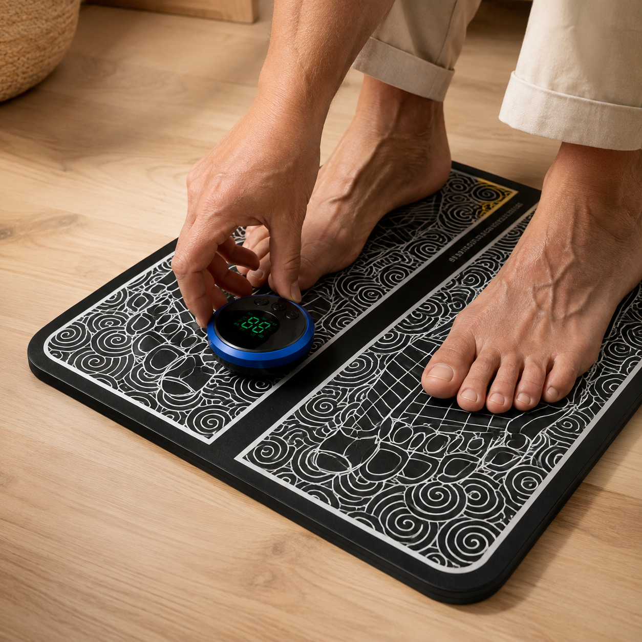 SensaPieds™ — Tapis EMS rechargeable