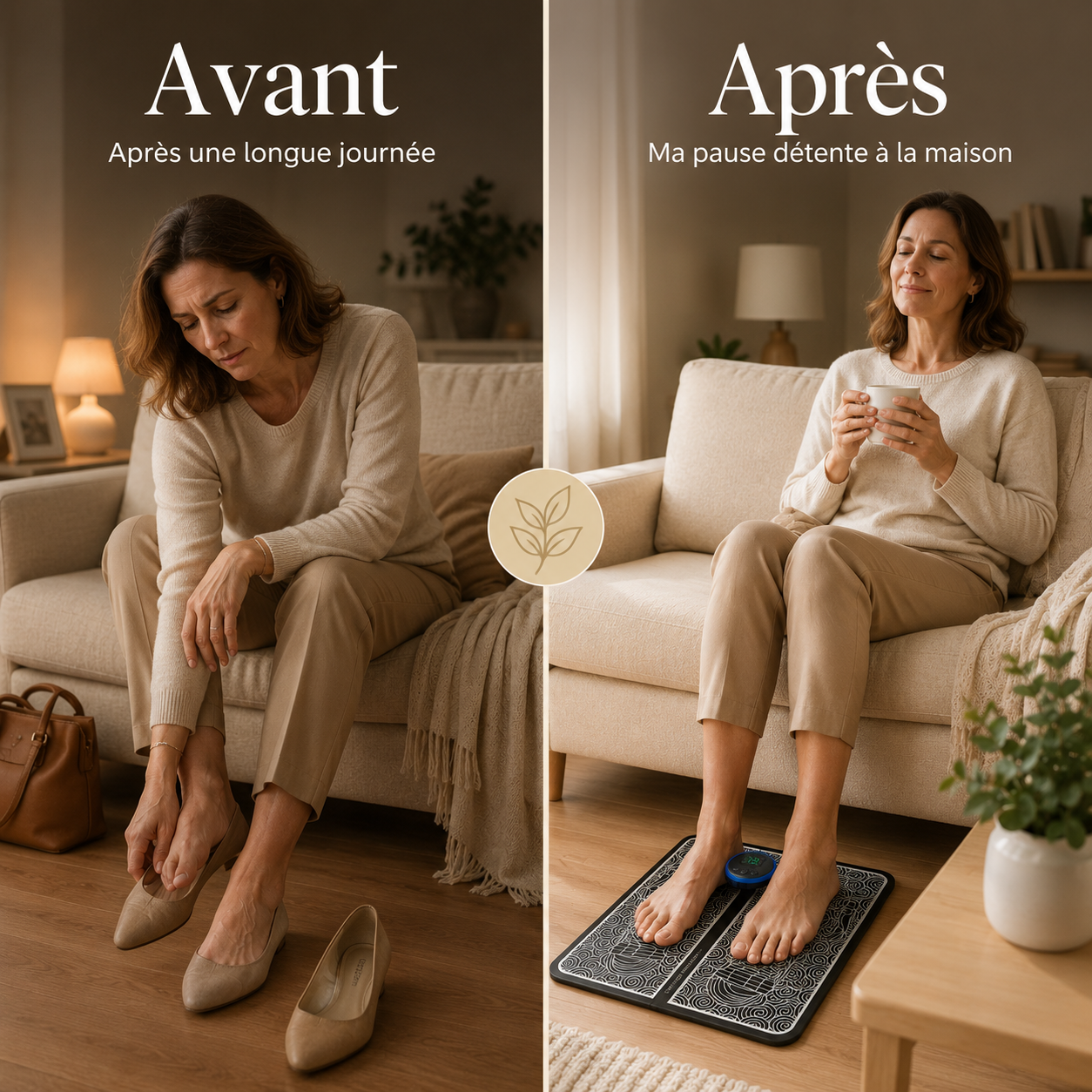 SensaPieds™ — Tapis EMS rechargeable
