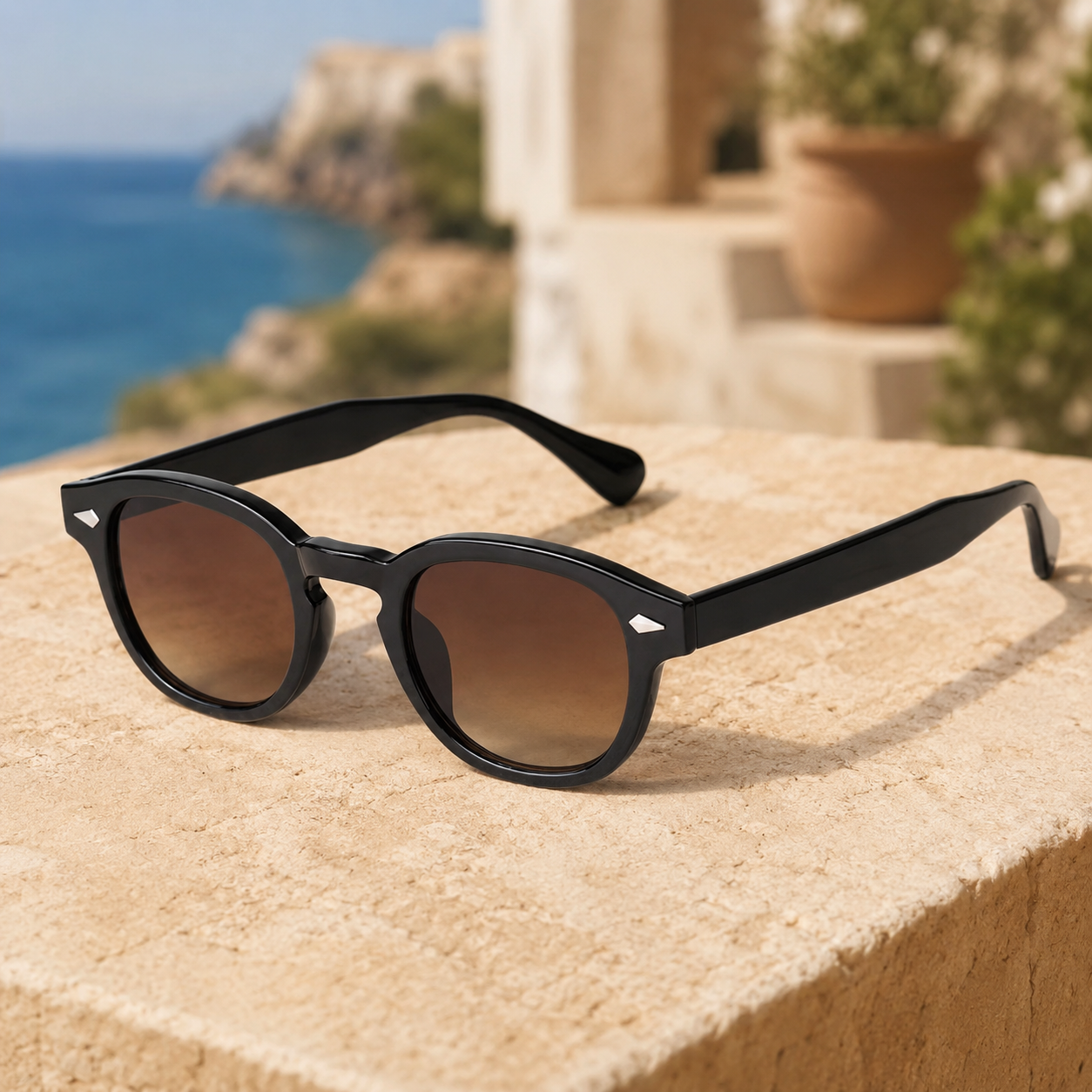 Riviera Club™ Sorrento - Noir et Brun Solaire