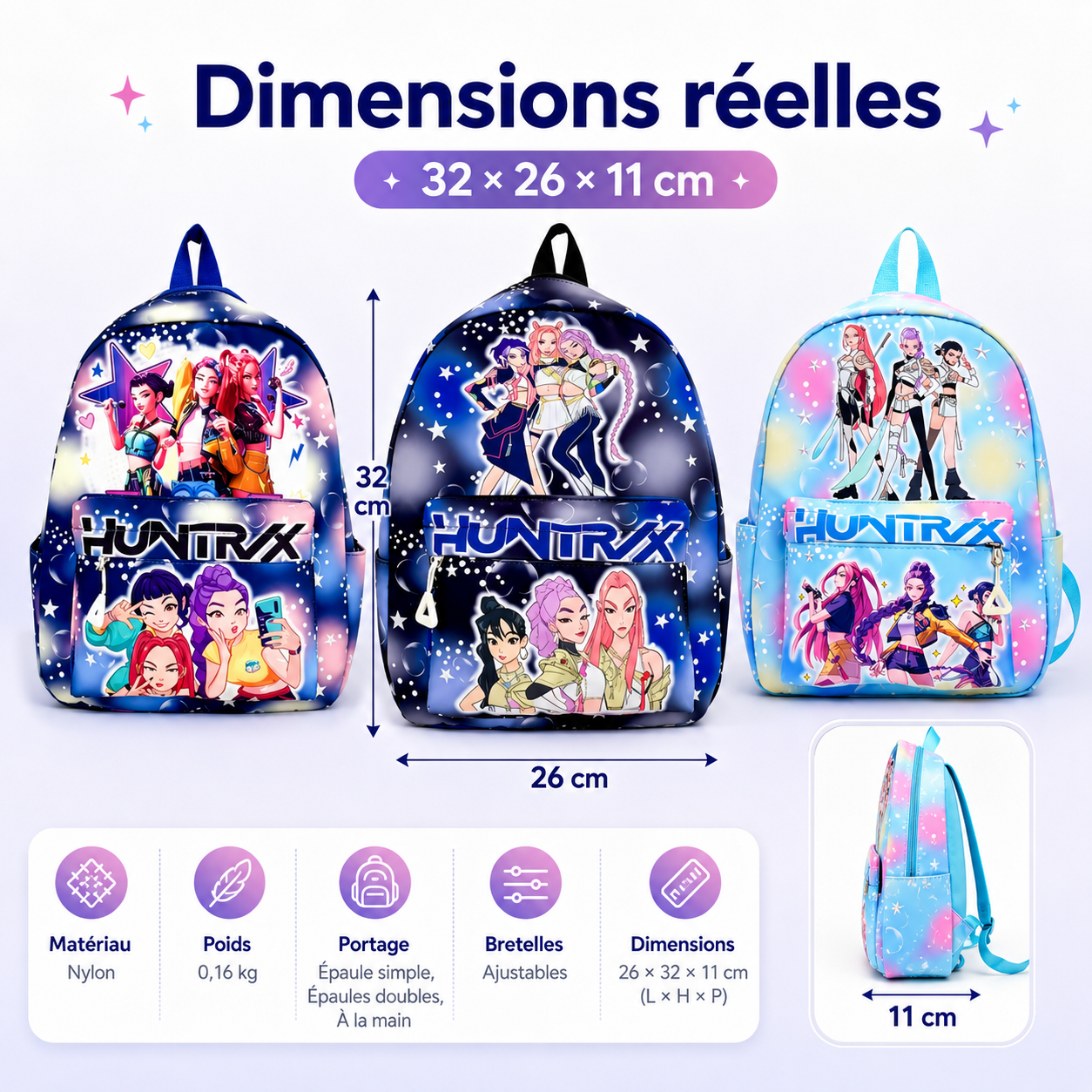 Stella Mini™ – Sac à dos maternelle ultra-léger