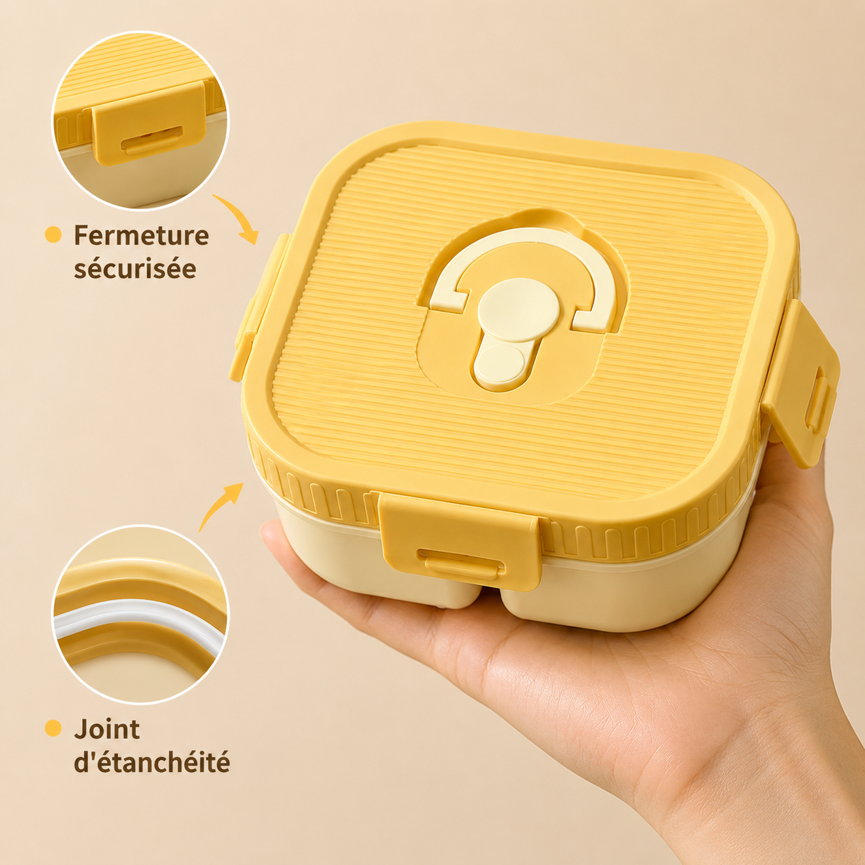GoûtiBox™ – Boîte à goûter compartimentée