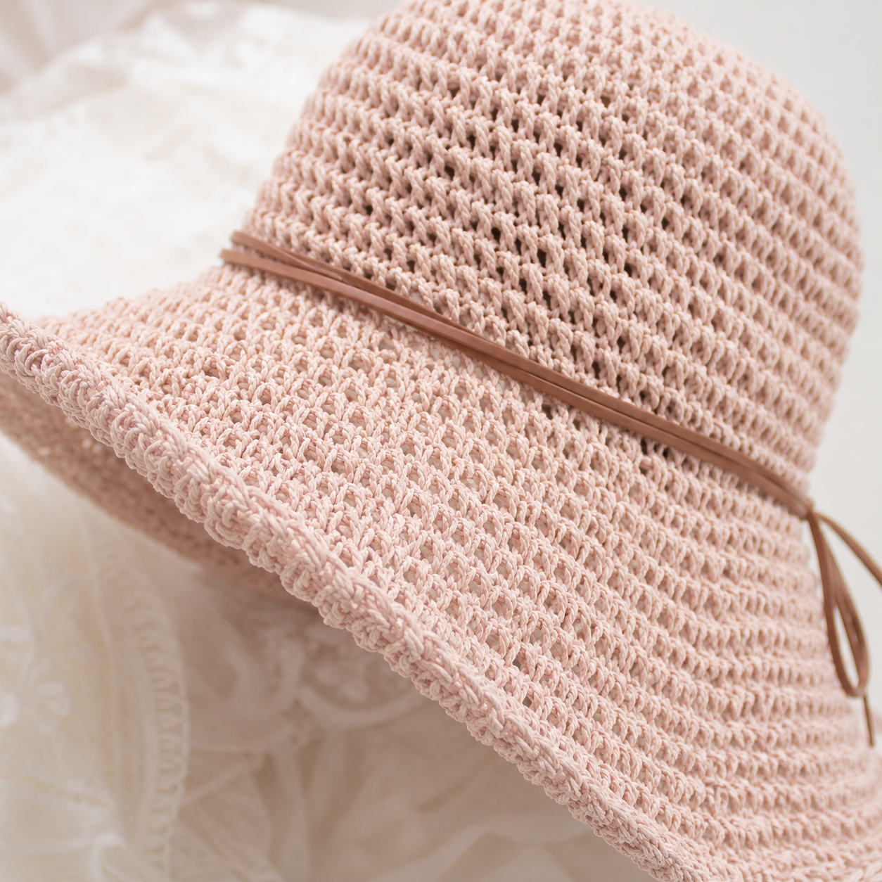 Chapeau Capeline Rose