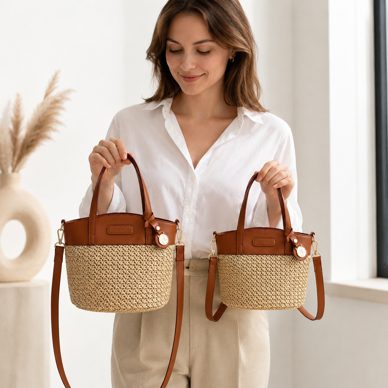 Naya Bucket™ | Sac seau tressé