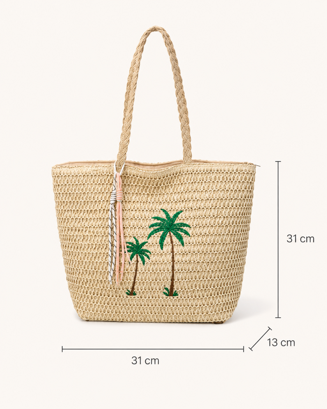 Palmera Coast™ | Cabas en paille brodé