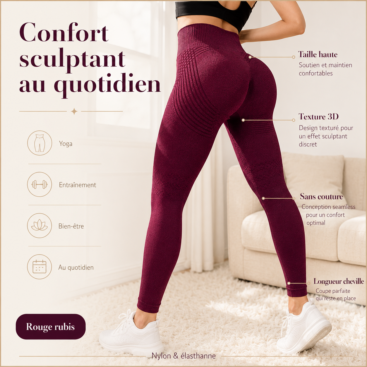 Sculptéa™ | Legging 3D effet anti-cellulite