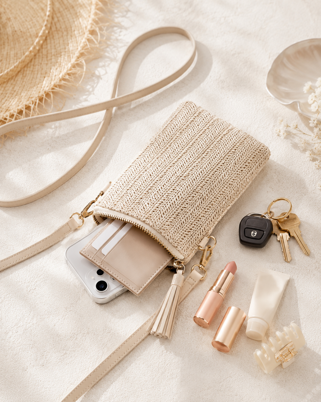 Lina Pocket™ | Pochette bandoulière tressée