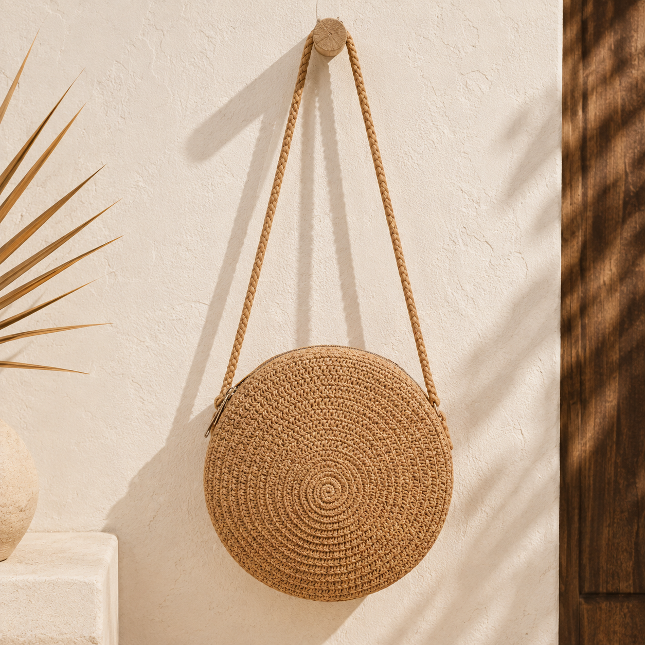 Isla Rond™ | Petit sac bandoulière tressé